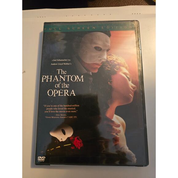 New Sealed The Phantom of The Opera 2005 Full Screen Edition DVD Movie - Picture 1 of 2